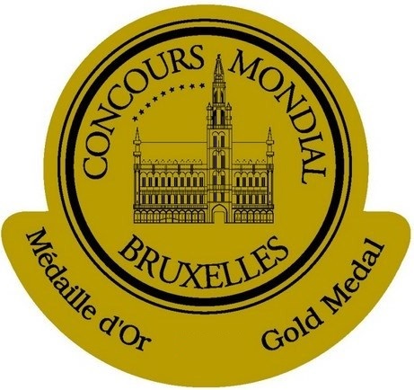 Vino premiado - Concours Mondial - Bruxelles - Medalla de oro