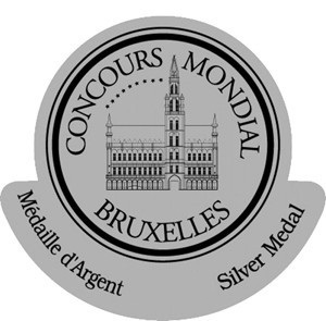 Vino premiado - Concours Mondial - Bruxelles - Medalla de plata