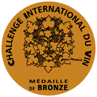 Vino premiado - Challenge International du vin - France - Medaille de bronze