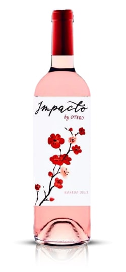 Botella de vino Impacto Rosado Dulce de Bodegas Otero