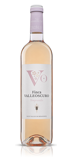 Botella de vino Valleoscuro Tempranillo de Bodegas Otero